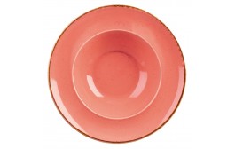 Seasons Coral Pasta Plate